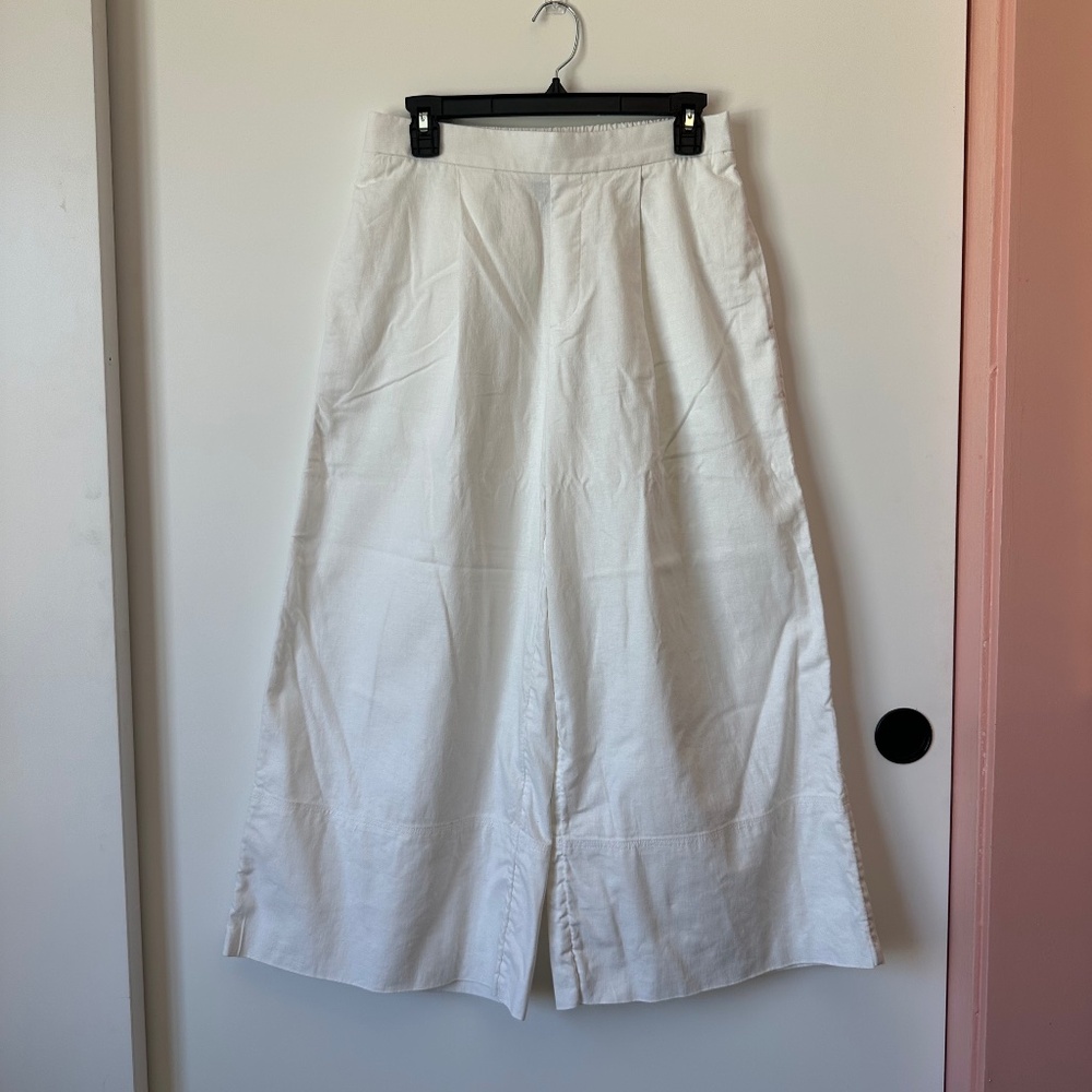 Banana Republic Wide Leg Linen Trouser